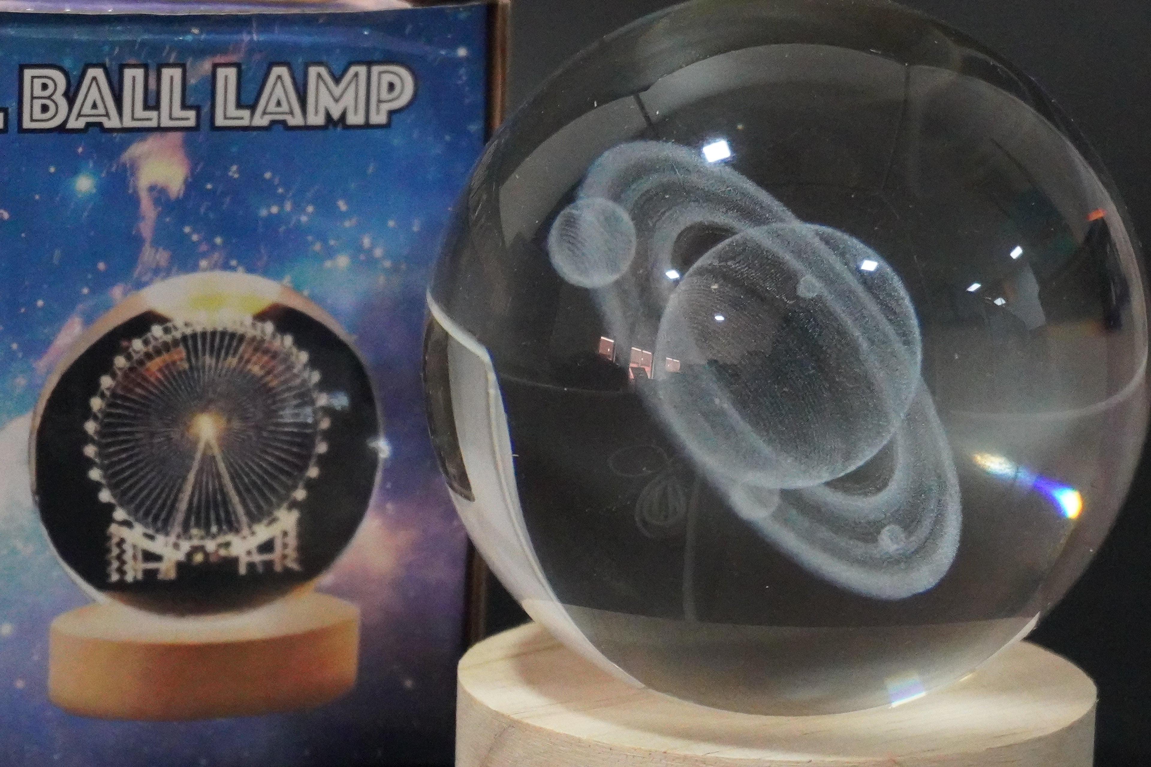 Lampara Esfera Saturno